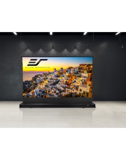 135-Inch Kestrel Tab-Tension 3 CineGrey 4D Series Electric Floor-Rising 16:9 Front Projection Screen