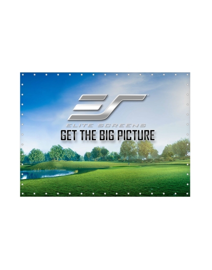 GolfSim DIY, 8'x10' Impact Screen for Golf/Multi-Sport Simulation Screen with Grommets. Folded Packing,DIY8X10-IPW1145-F